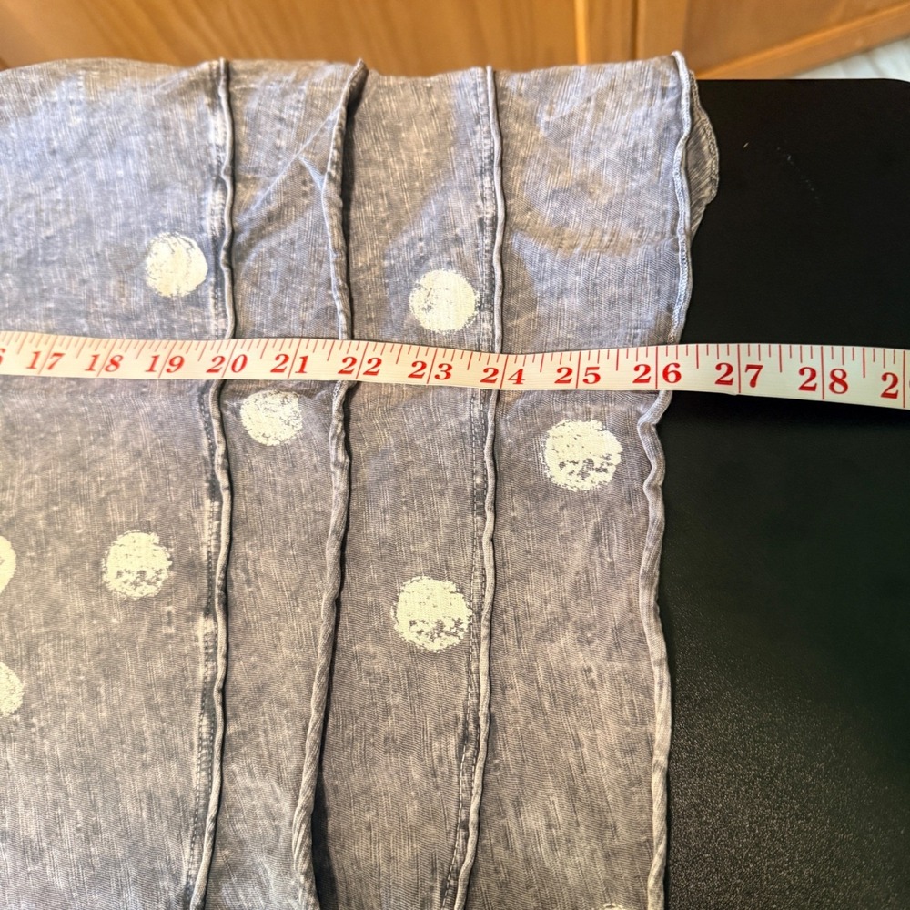 NEW Jess & Jane Daisy Top Medium Grey Mineral Wash Tiered Ruffle M66-1361 - Picture 6 of 10